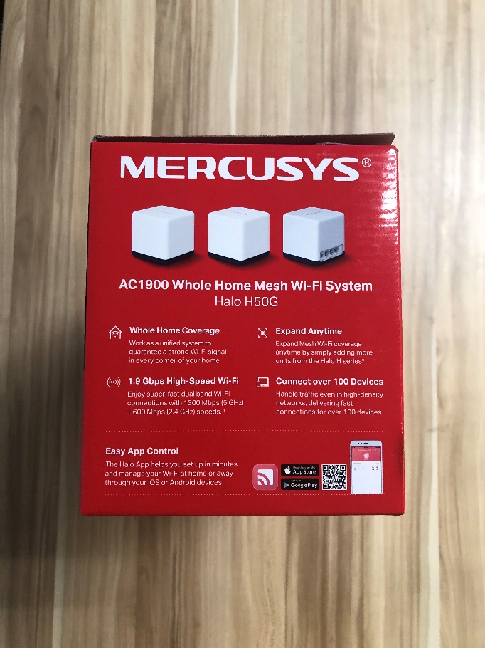 MERCUSYS Mesh WiFi - Halo H50G Unboxing