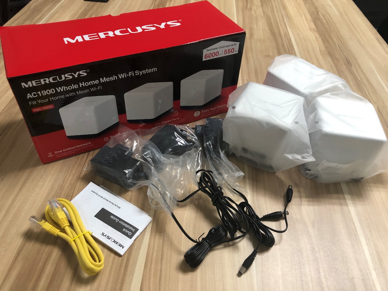 MERCUSYS Mesh WiFi - Halo H50G Unboxing