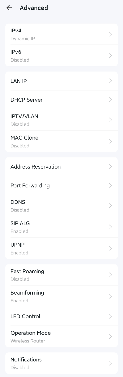 Display the Advanced features of Halo.