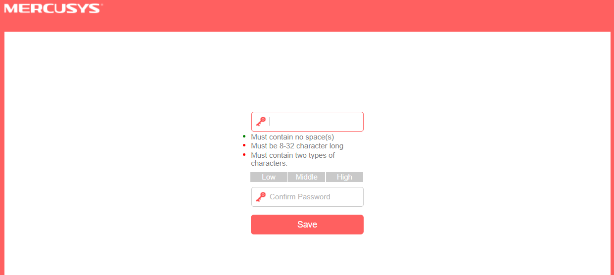 Display the management interface of the MERCUSYS XPON Router.