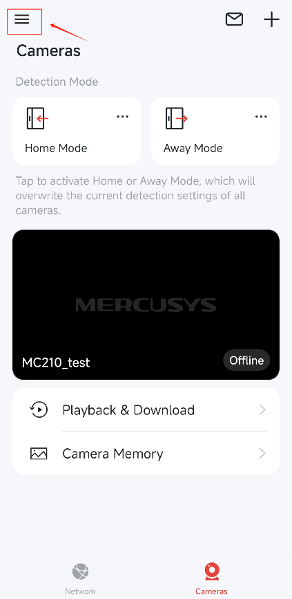 Display the Home page on the App.