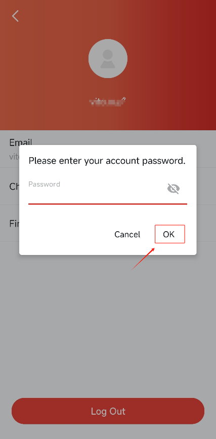 Enter the current password of your MERCUSYS ID.