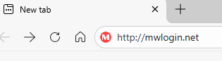 Address bar.