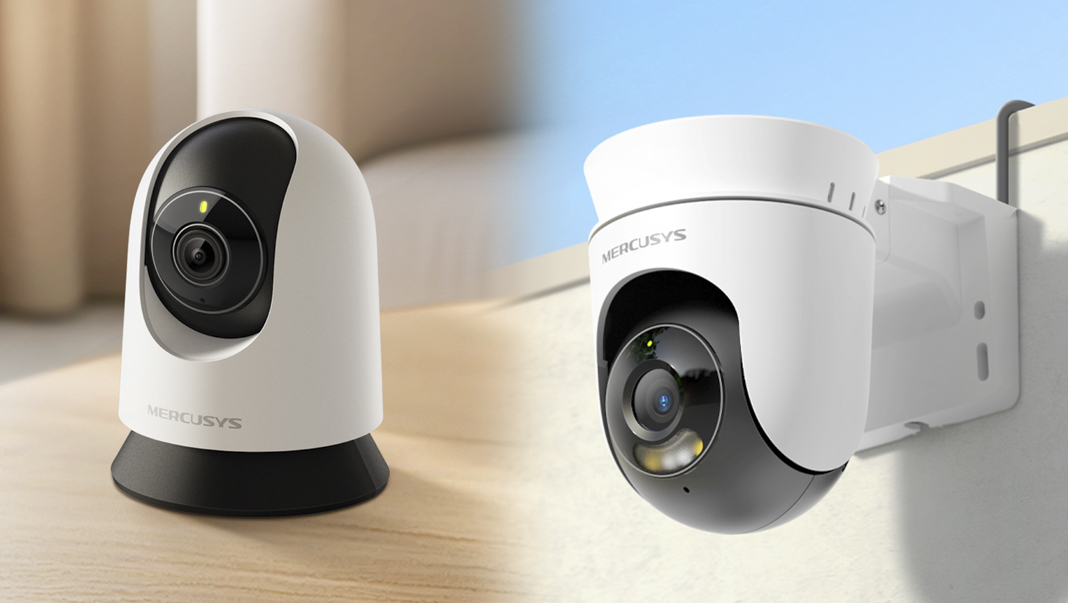 ▲水星網路 Mercusys 兩款全新室內、戶外攝影機登場，以更完整的產品組合滿足家庭在不同情境下的居家守護需求。