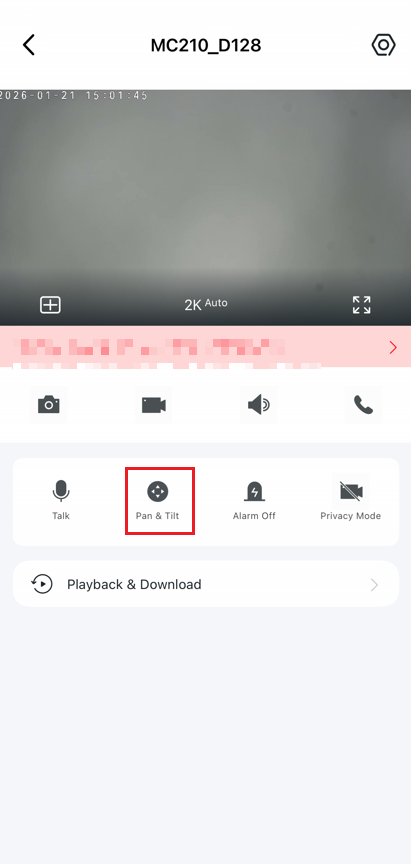The Pan & Tilt option.