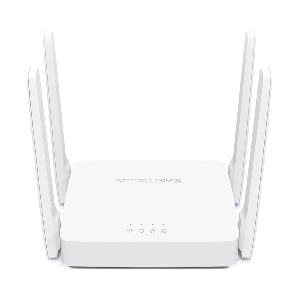 Mercusys ac10 ac1200 dual band brezžični usmerjevalnik router sprednji pogled