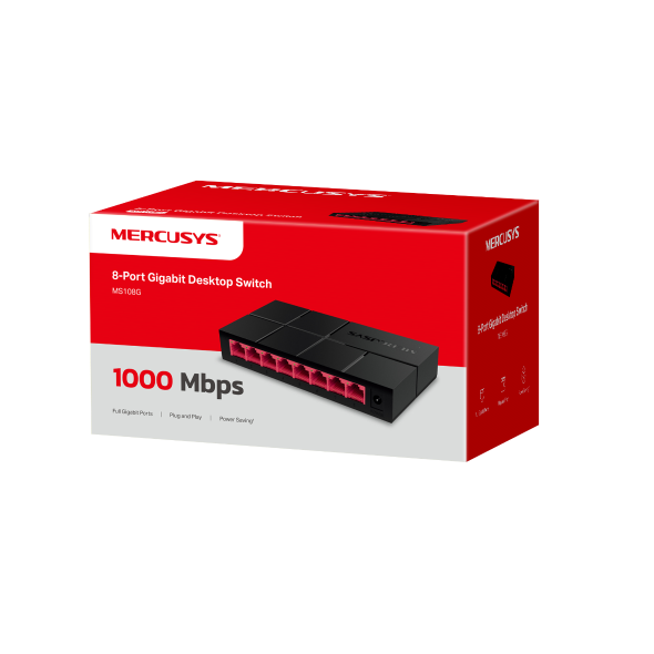 Caja Mercusys MS108G