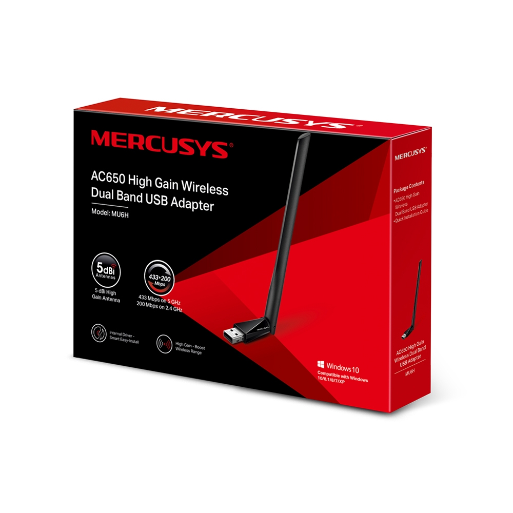 MU6H AC650 High Gain Wireless Dual Band USB Adapter Welcome To MERCUSYS